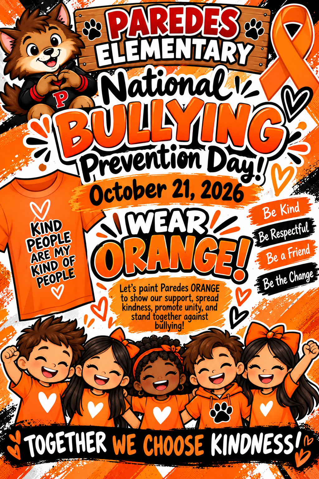 October 21, 2026 National Bullying Prevention Day!
