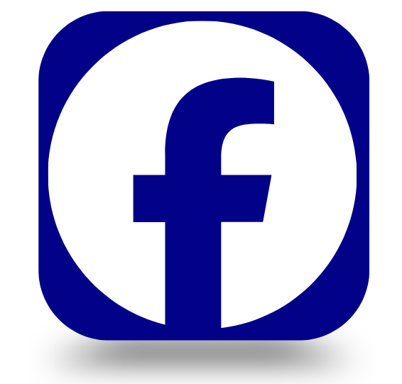 The Facebook logo, featuring a white 'f' on a blue circle within a blue square.