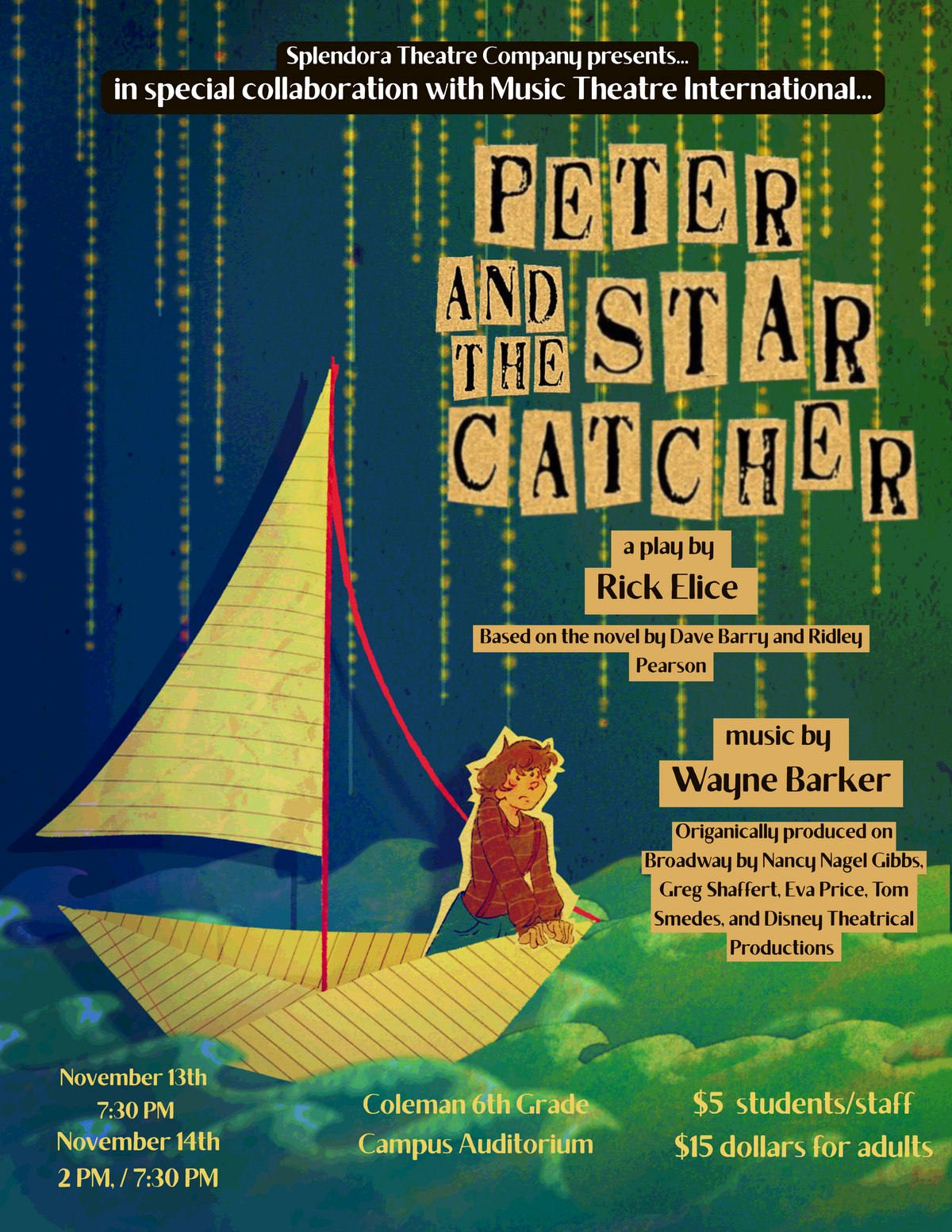 SHS Theater Presents: Peter and the Starcatcher