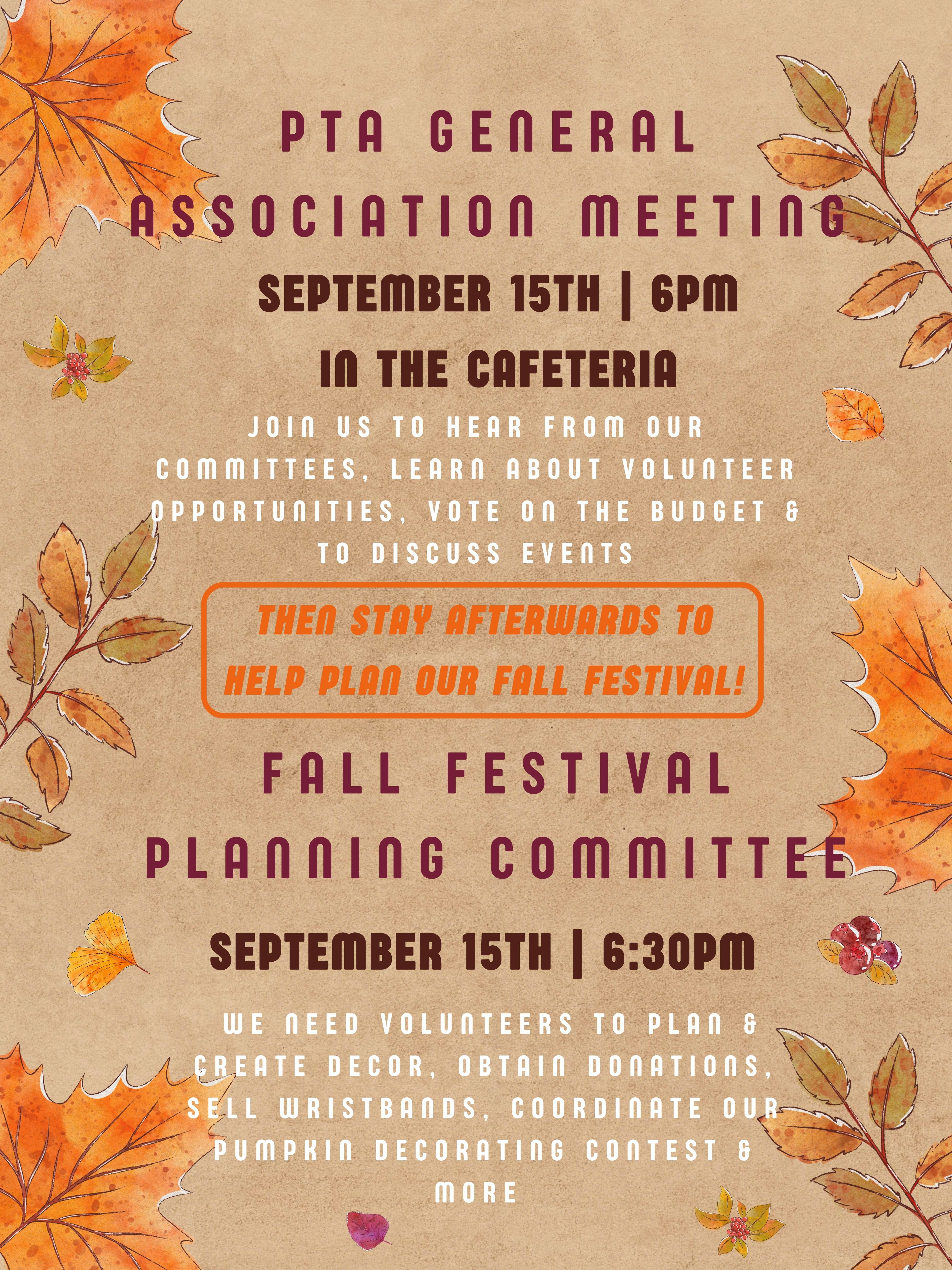 PTA Meeting