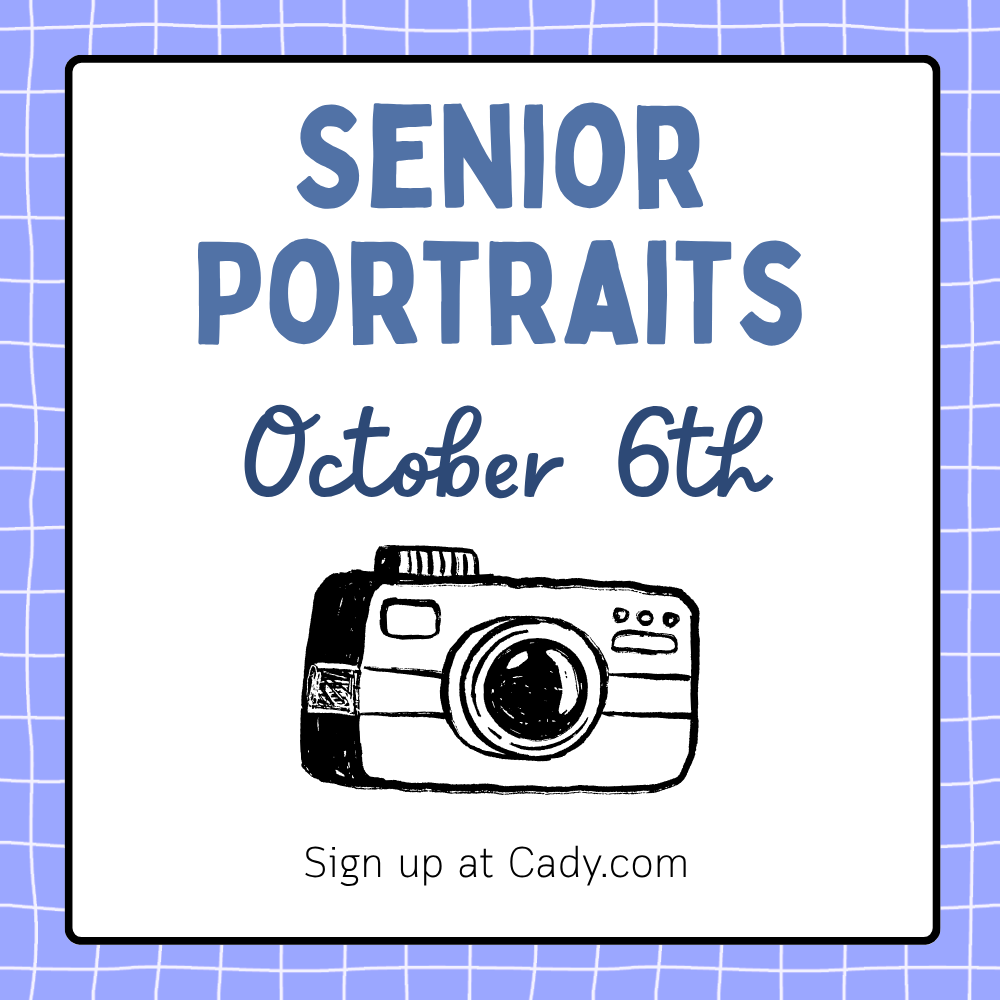 📸 Senior Portraits: CADY Studios On Campus October 6th! 🎓✨