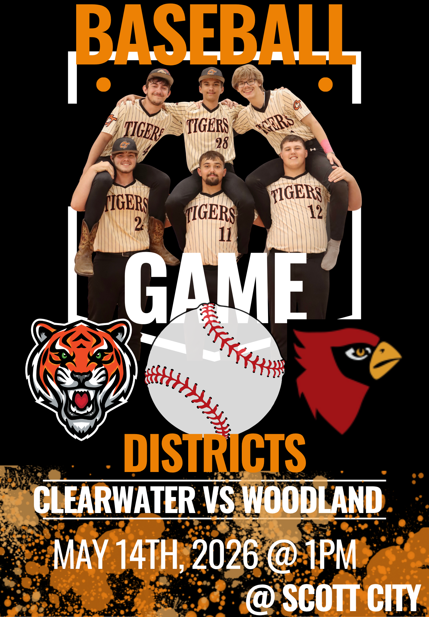 Baseball Districts Game @ Scott City- May 14th 