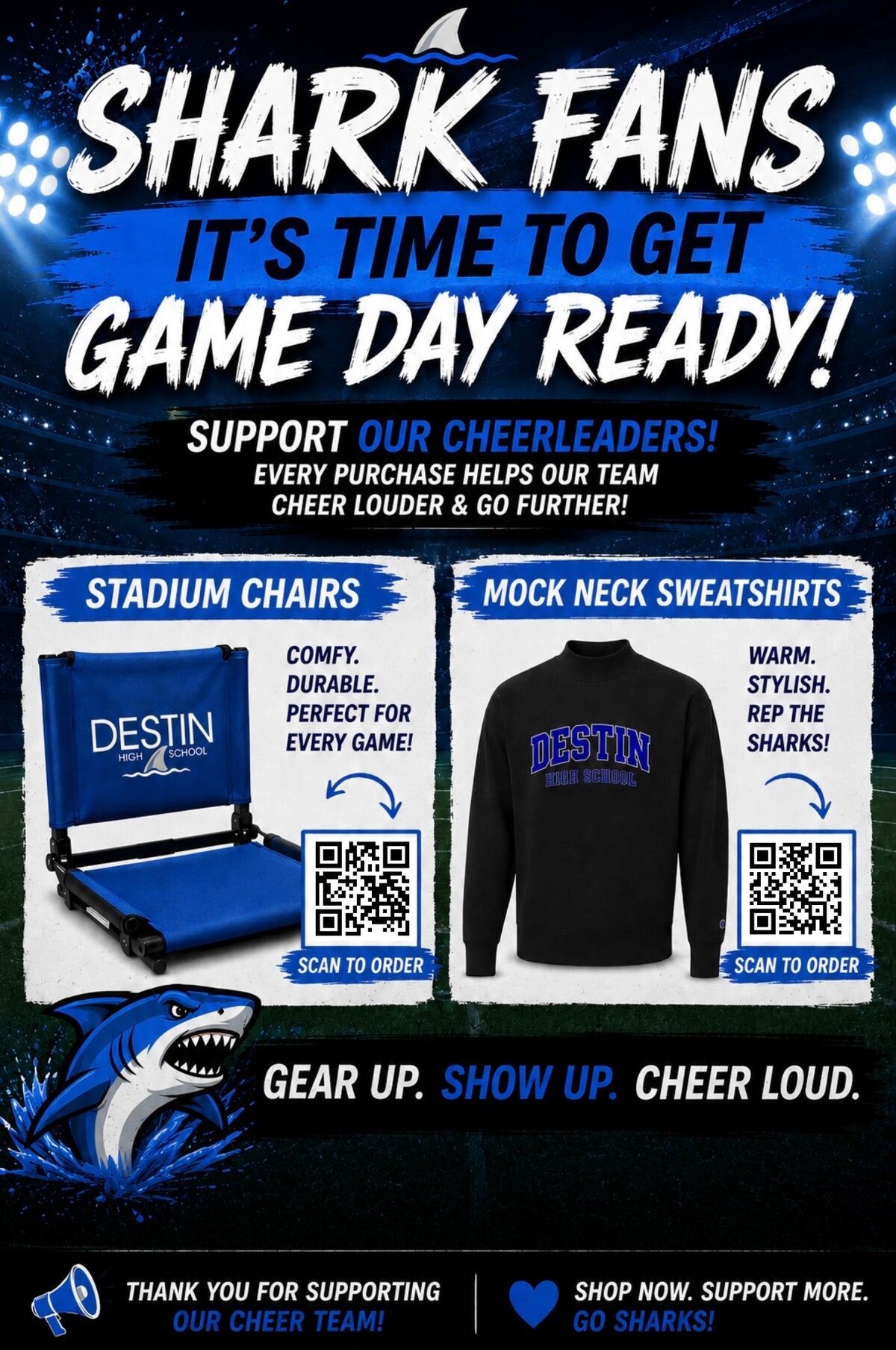 🦈 SHARK FANS – IT'S TIME TO GET GAME DAY READY! 🦈