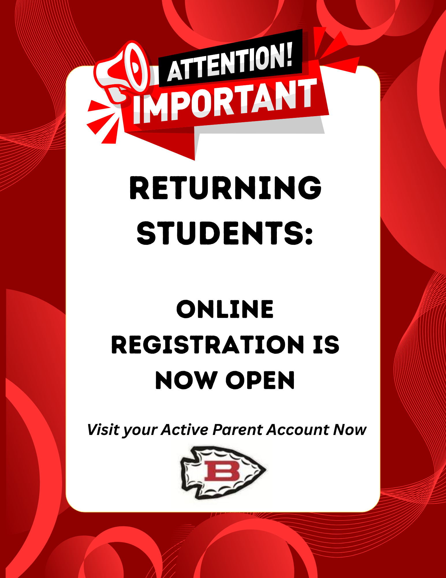 Returning Students Online Registration