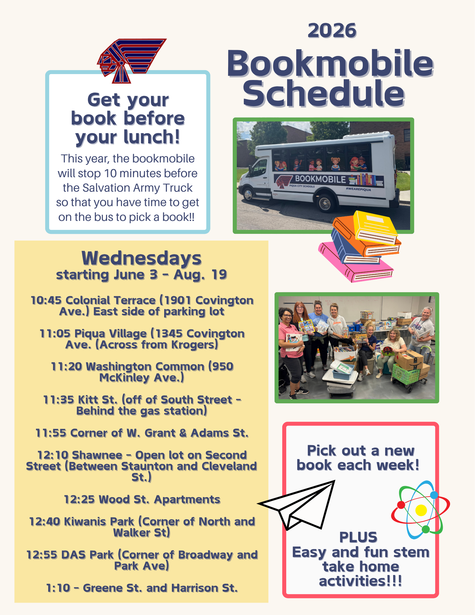 Piqua City School District Bookmobile