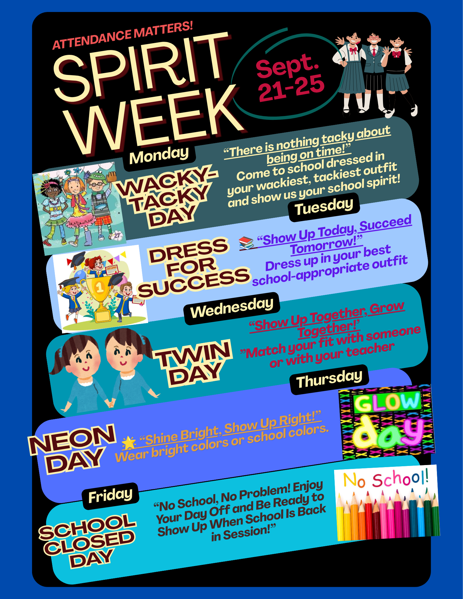 Attendance Spirit Week