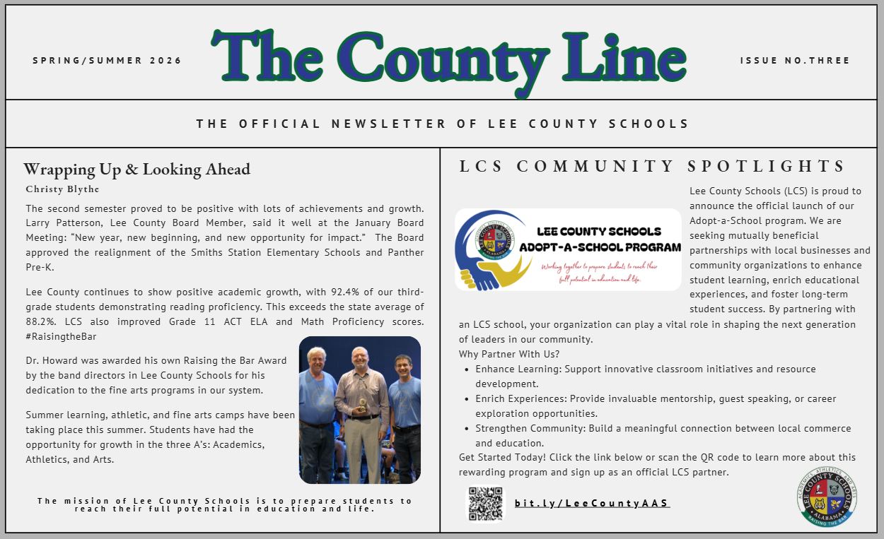 The County Line Newsletter - Spring/Summer 2026 Edition