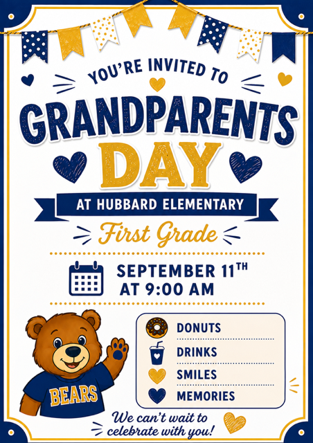 1st grade Grandparents day