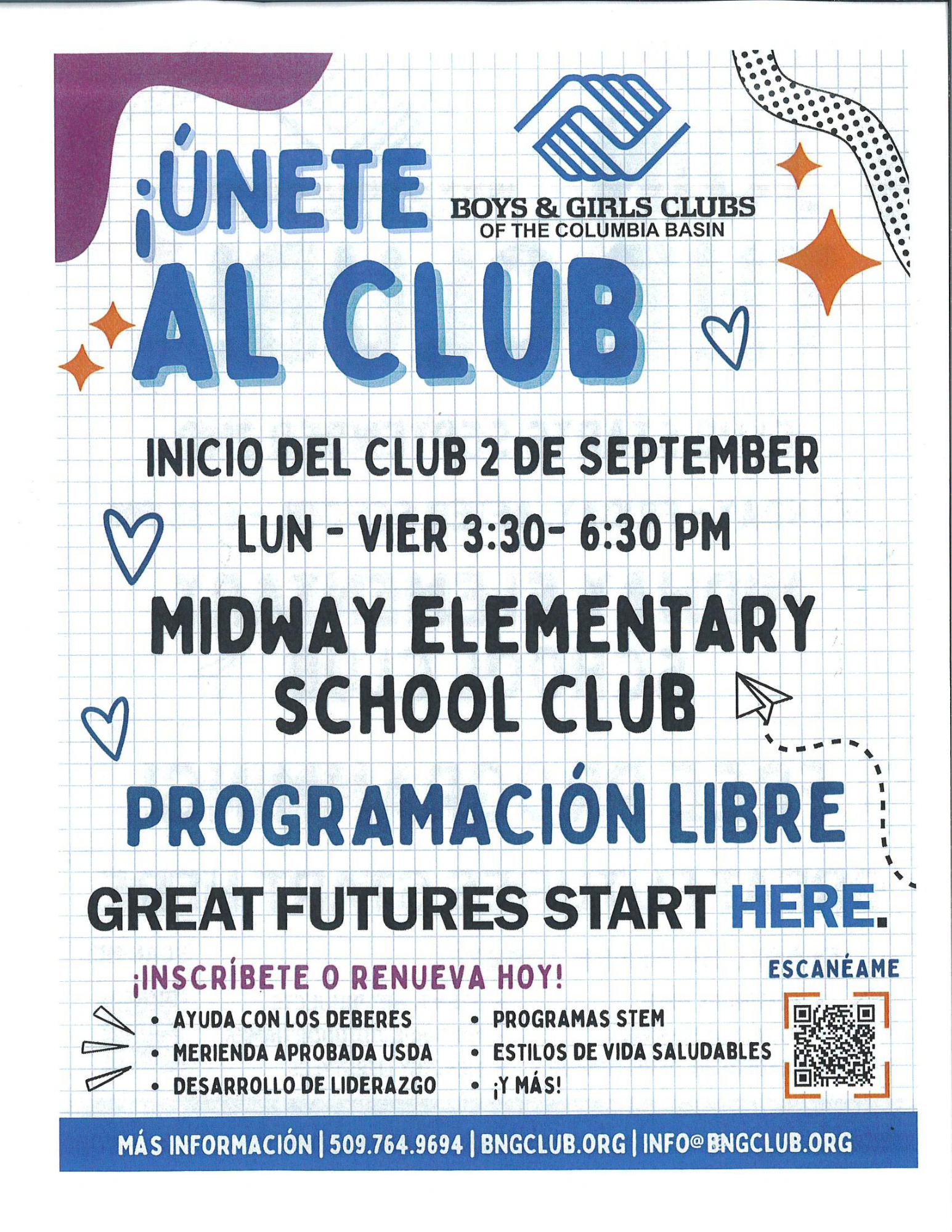 Boys and Girls Club is now open at Midway Elementary