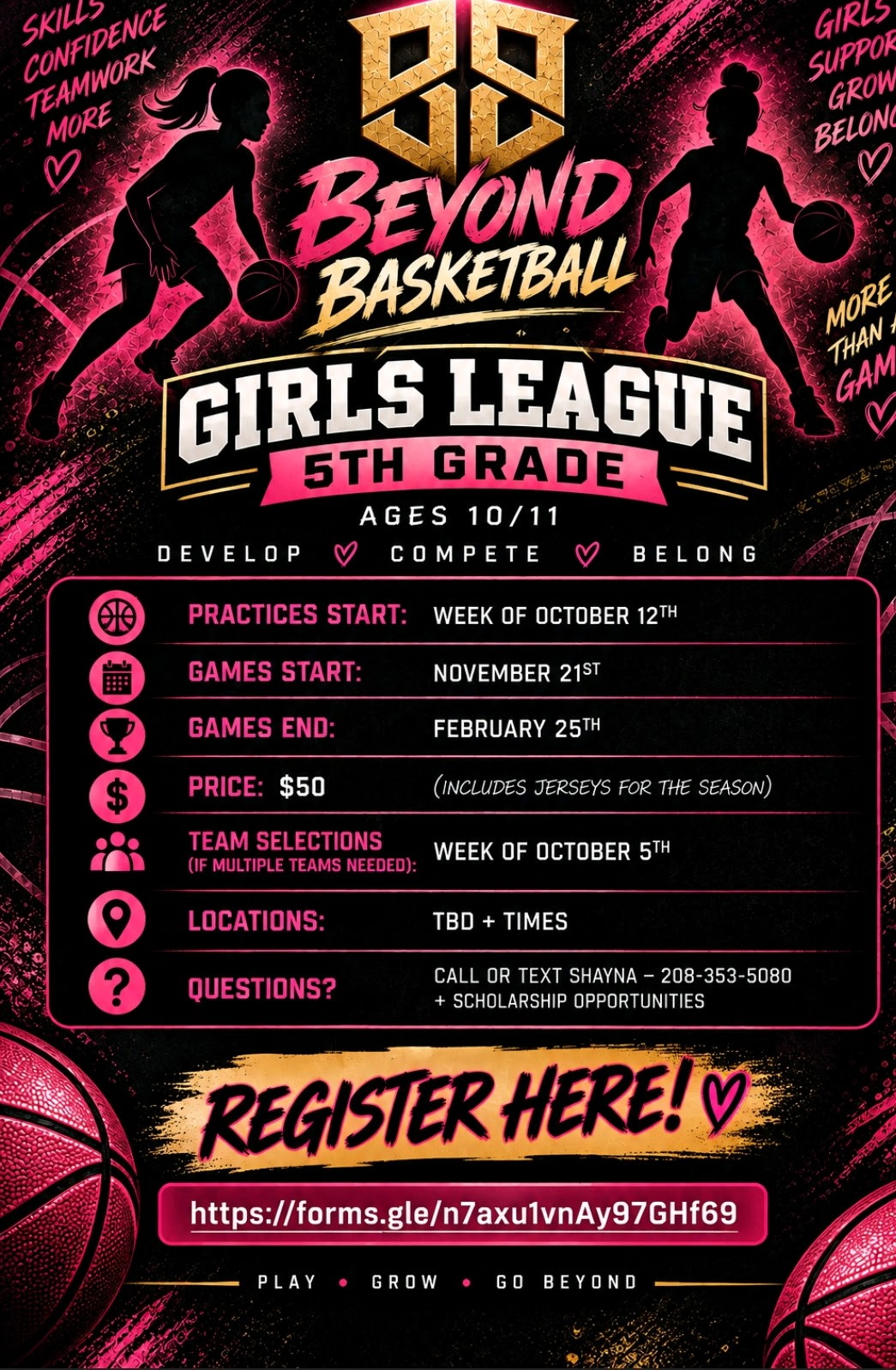 Beyond Basketball- Girls League