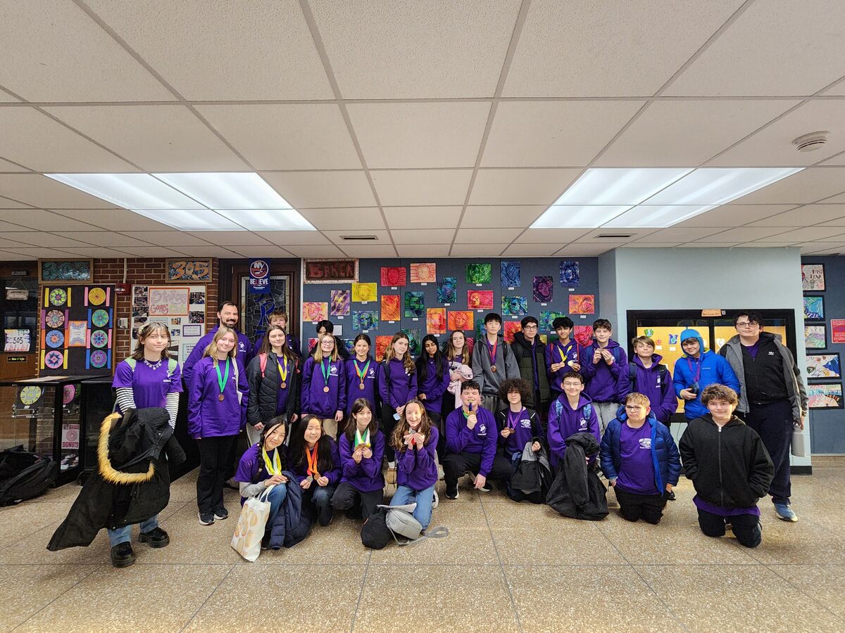 Port Jefferson Middle School Science Olympiad Team Earns 5th Place at Suffolk County Regional Competition