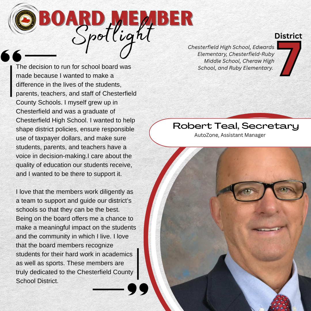 Robert Teal - Board Member SpotLight