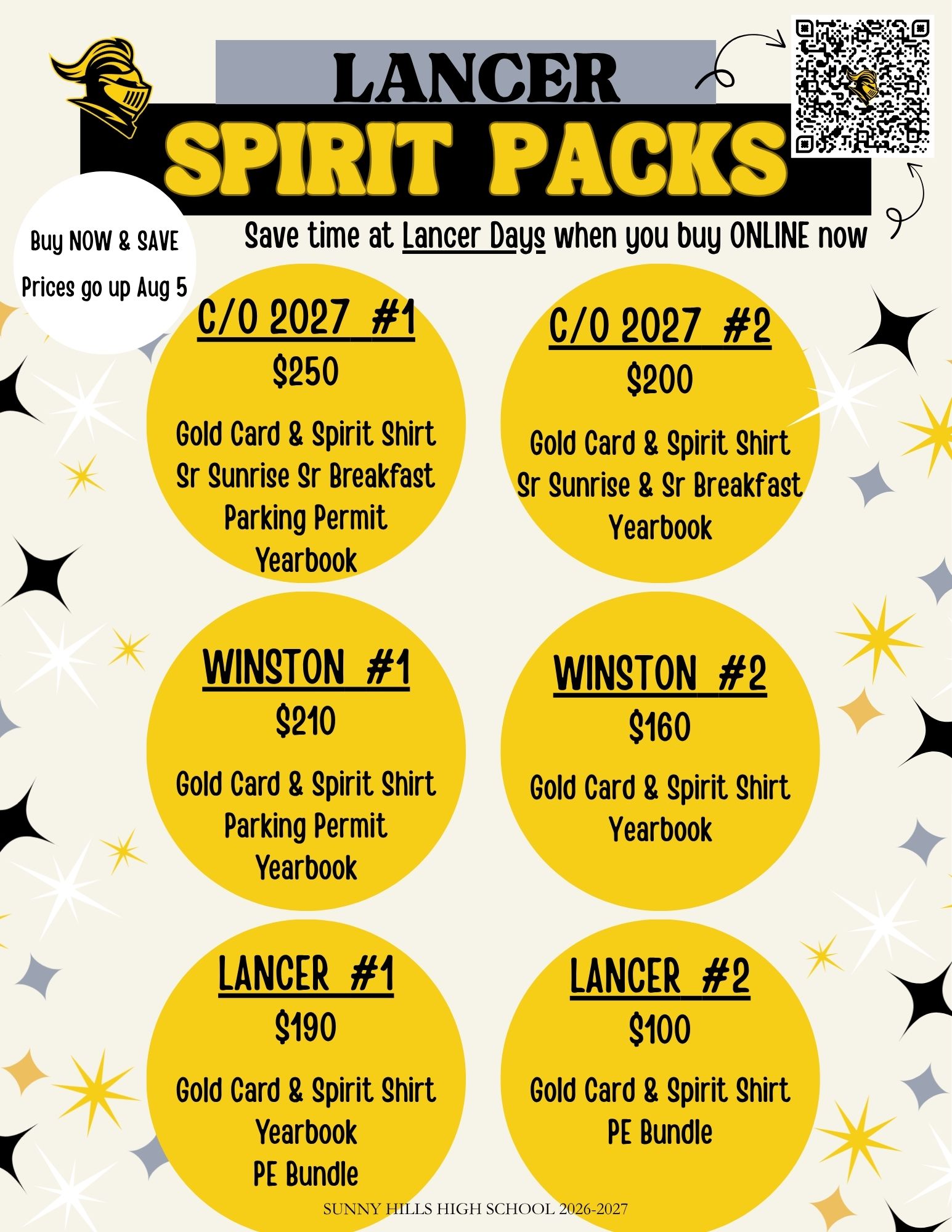 Lancer Spirit Packs