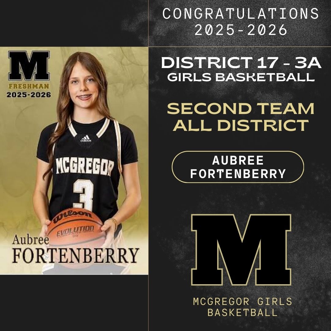 aubree fortenberry - 2nd team