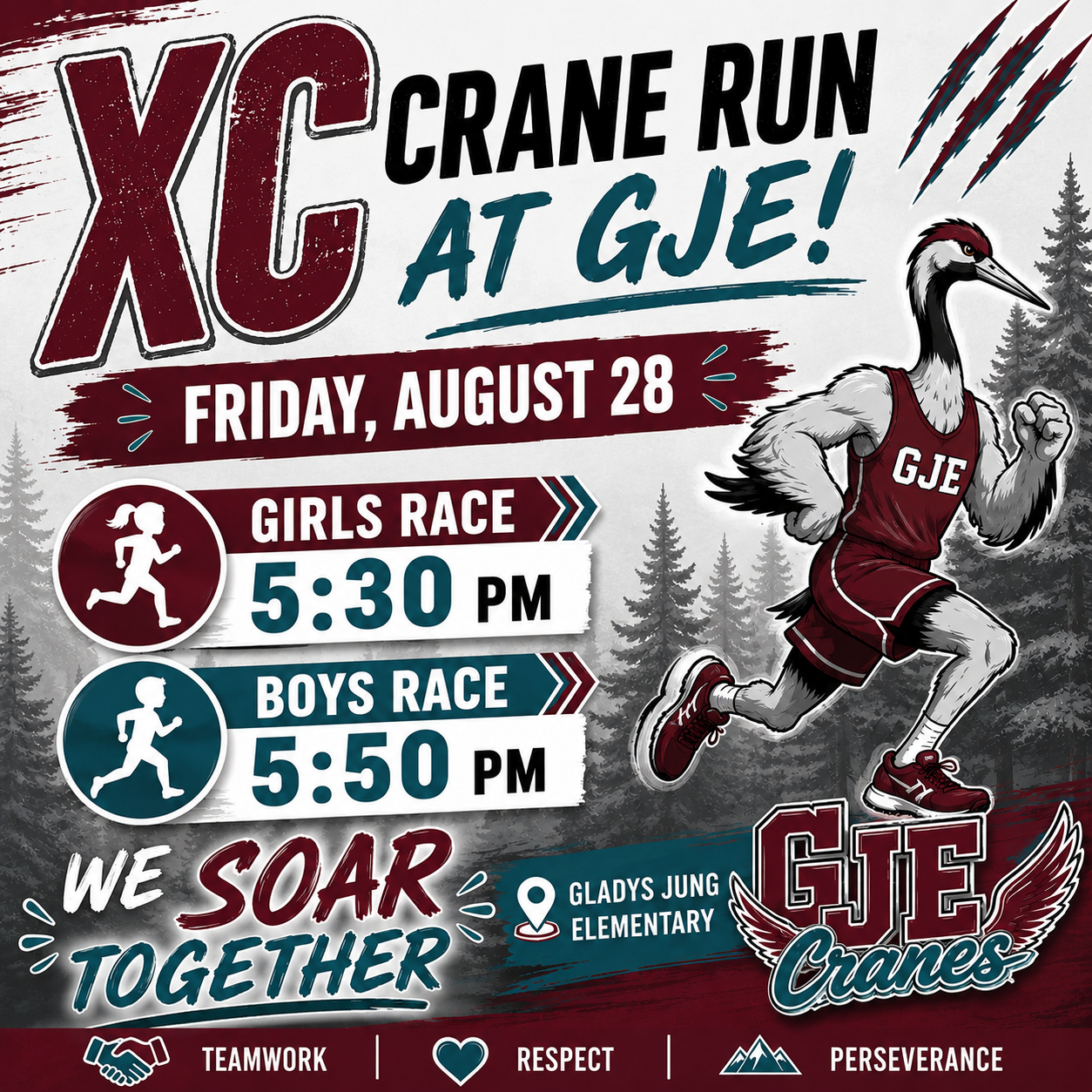 XC CRANE RUN AT GJE!- Friday August 28-