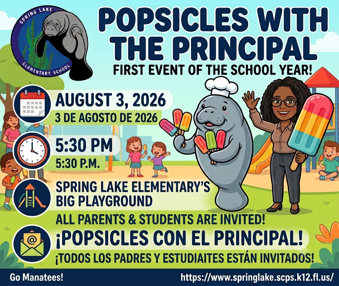 🍦 Popsicles with the Principal 🍦