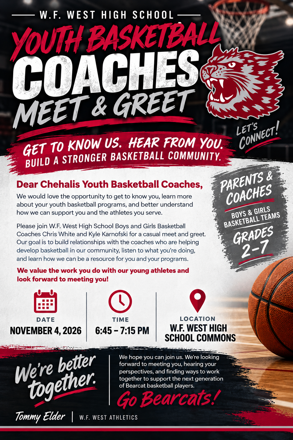 Youth Basketball Coach Meet & Greet