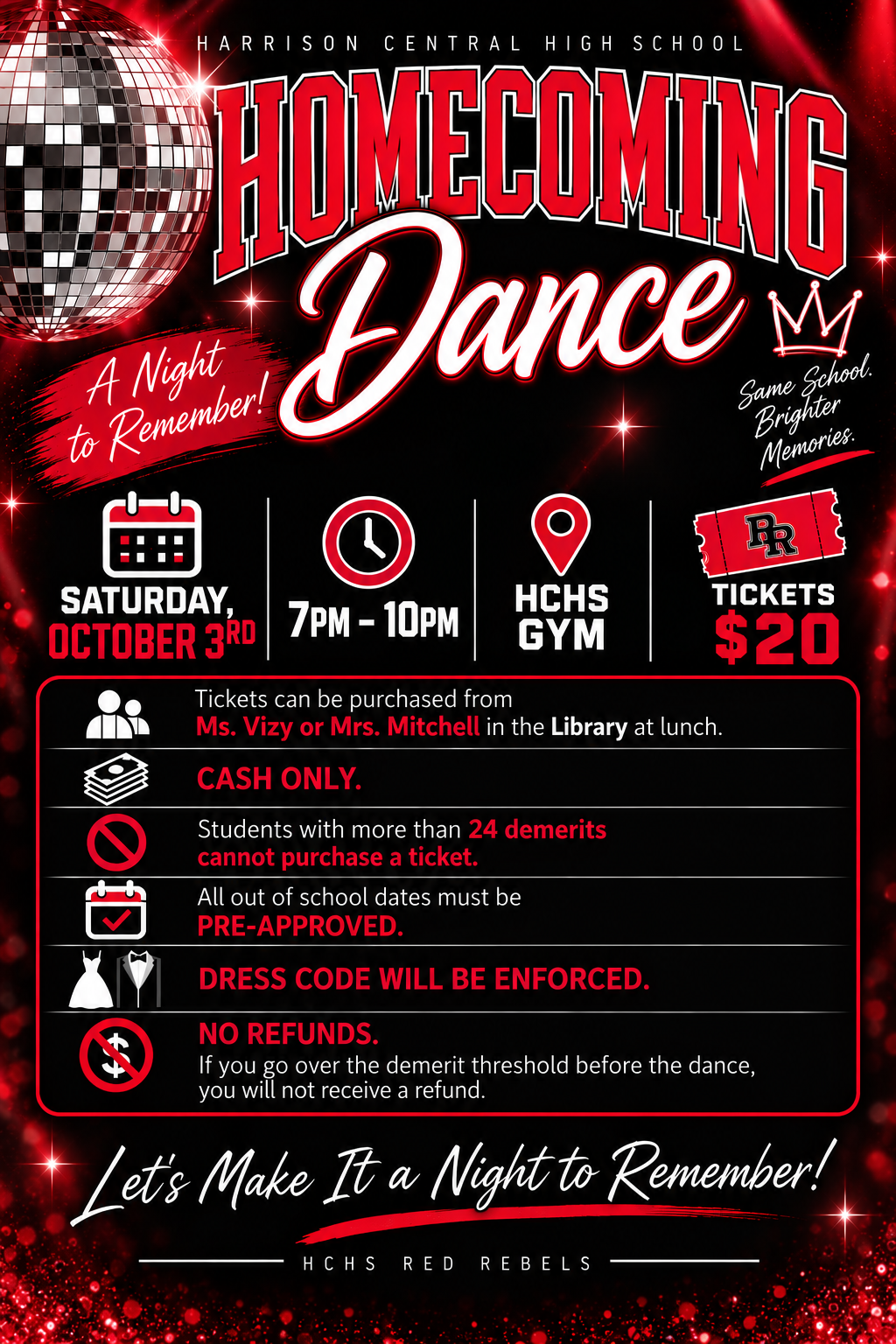 Homecoming Dance Information!