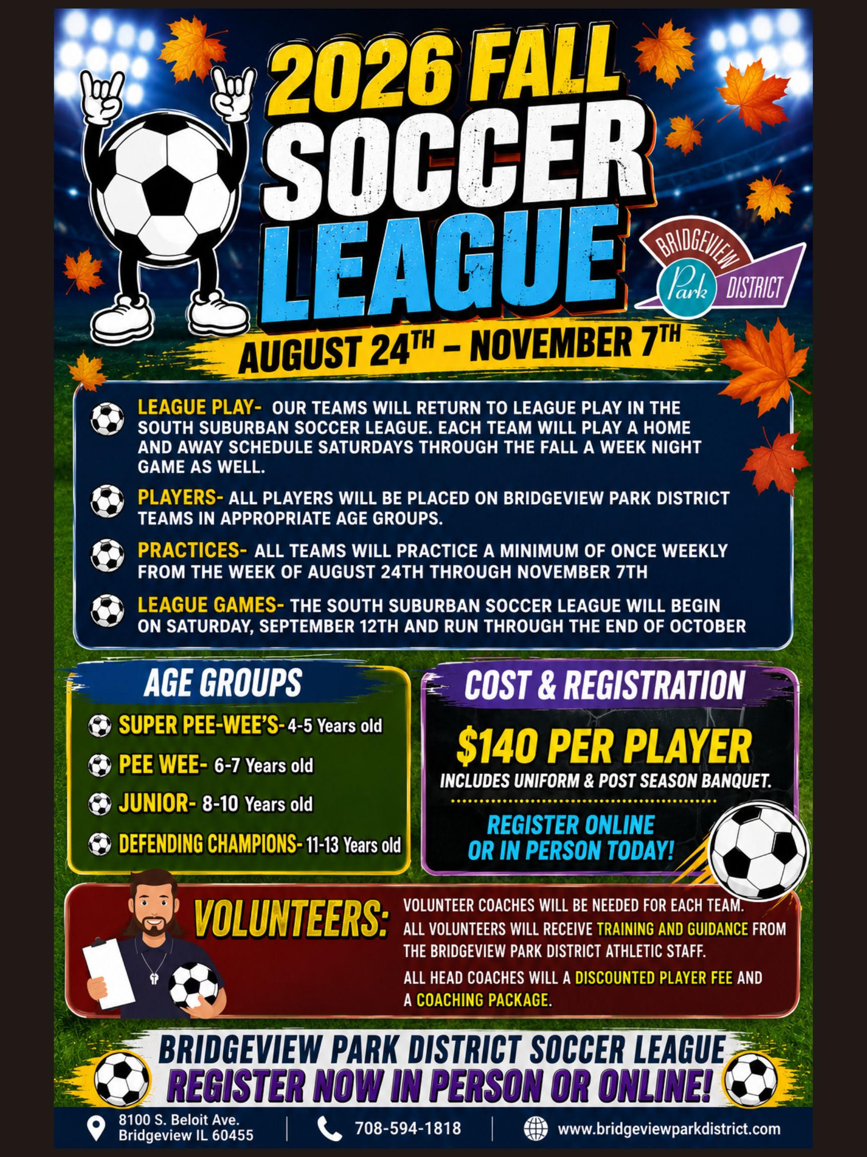2026 Fall Soccer League