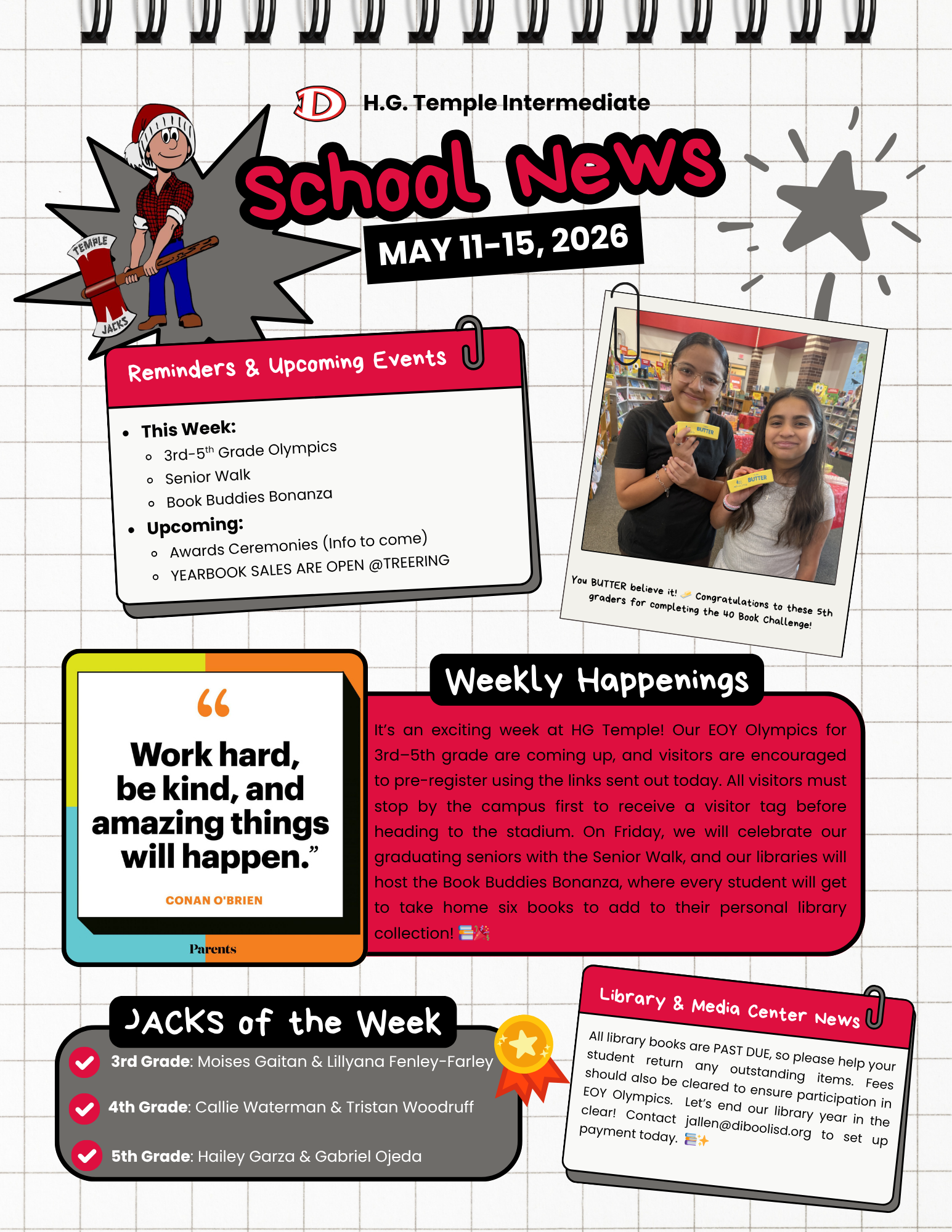 Week 34 Campus Newsletter