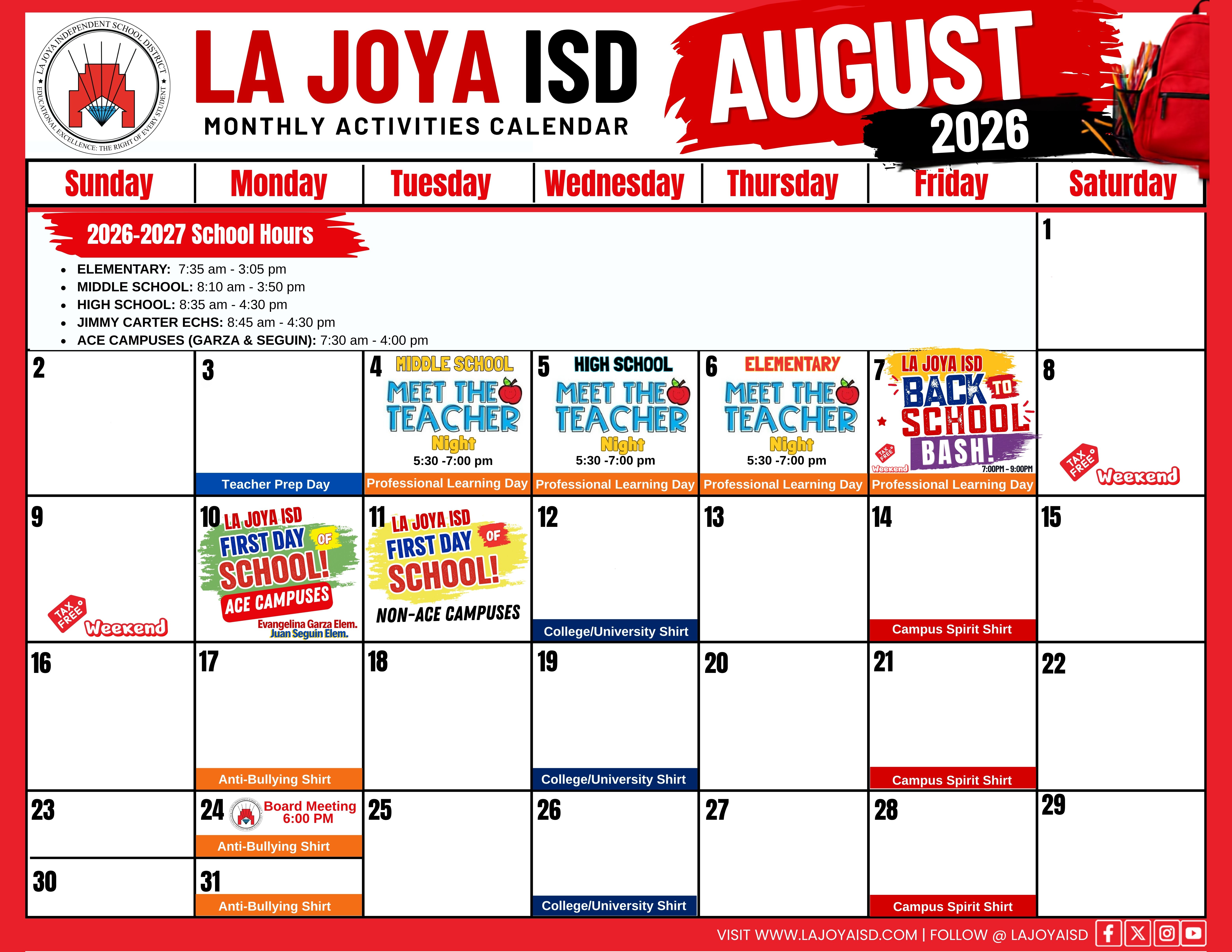 📅✨ What a great start to the 2026–2027 school year!   