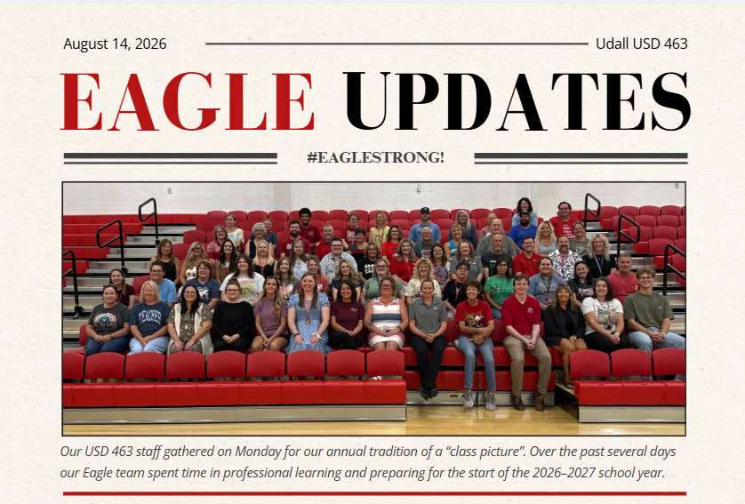 USD 463 District Newsletter (August 14, 2026)
