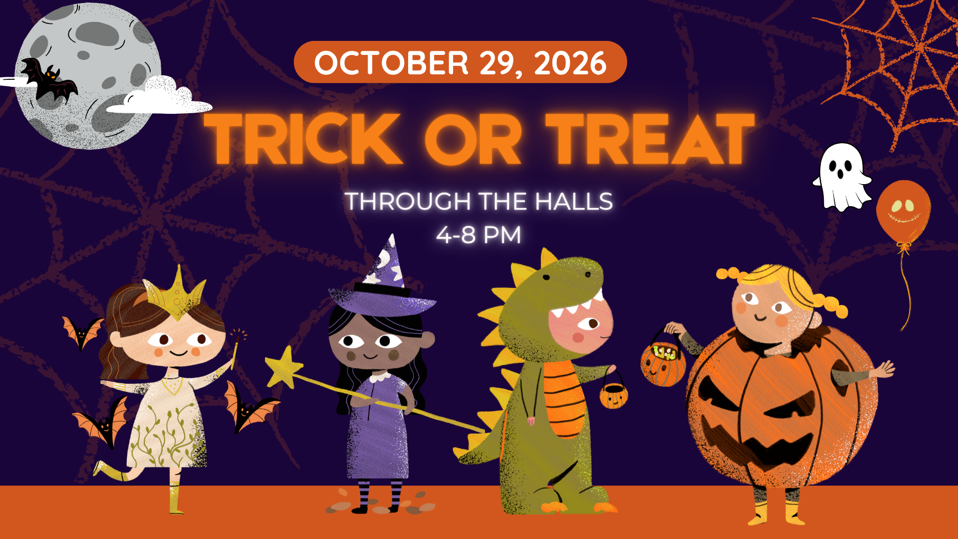 Trick or Treat Through the Halls