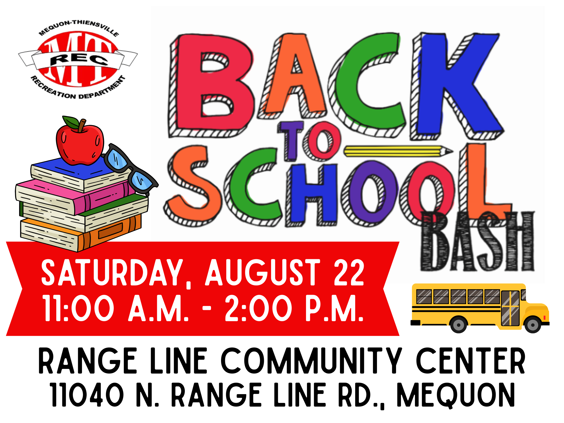 Join us for the 3rd Annual Back-to-School Bash! 