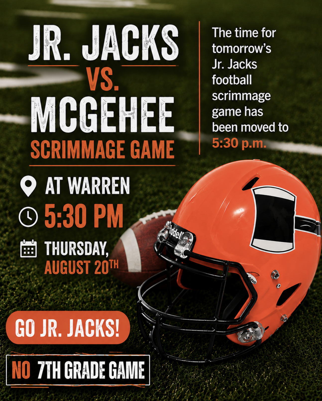 Jr. Jacks Scrimmage Game 