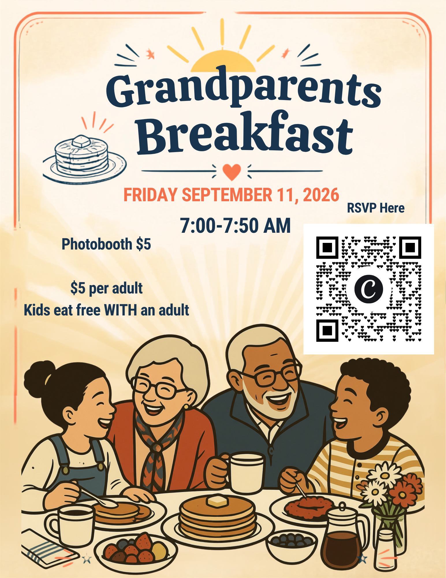 Grandparents Breakfast! Join us! 