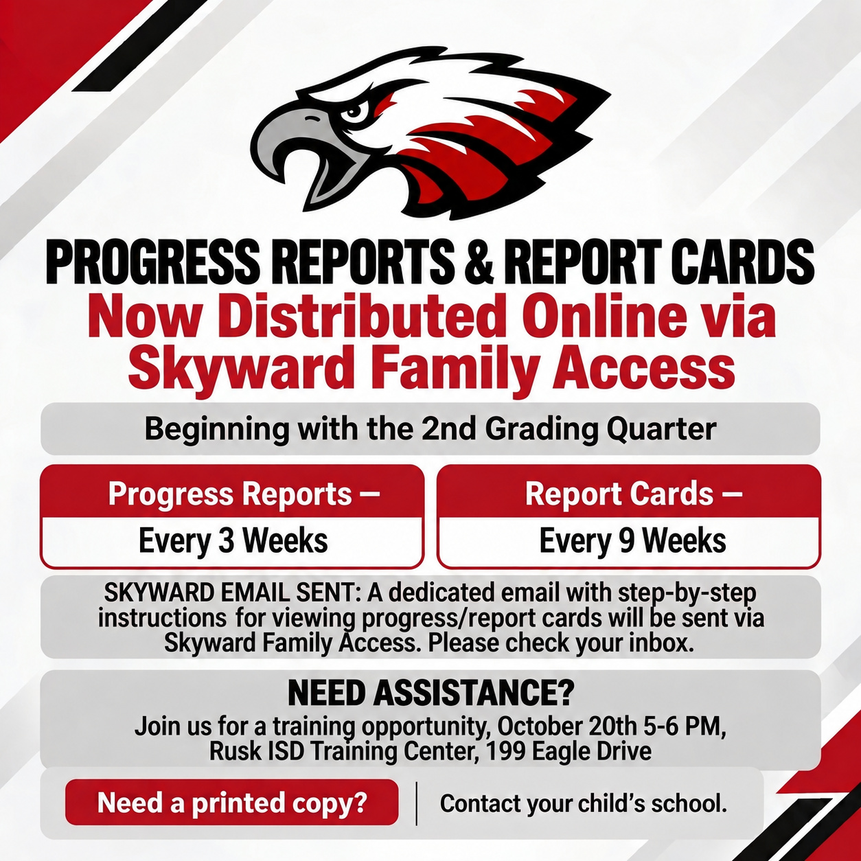 Progress Reports and Report Cards 