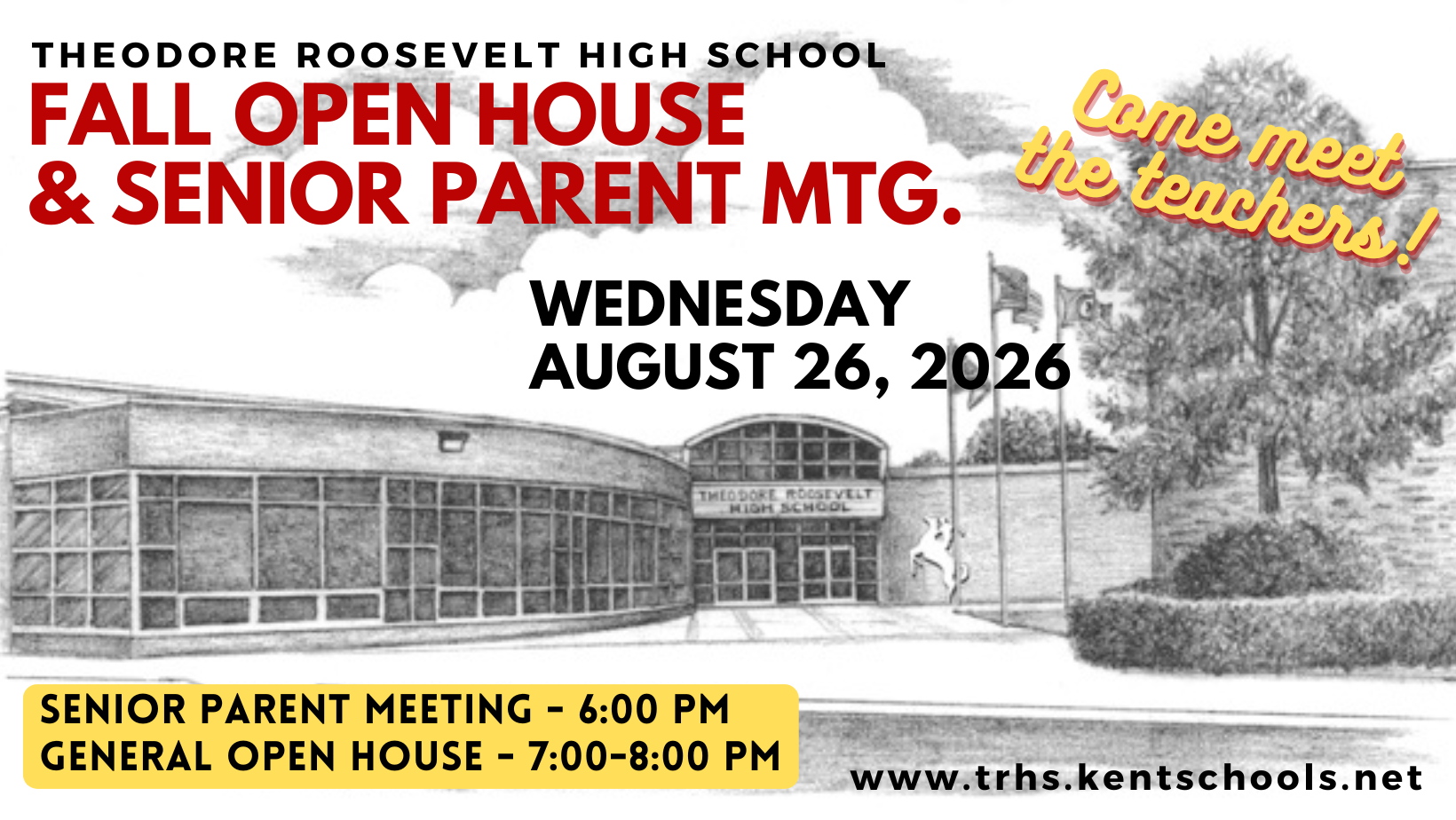 Fall Open House & Senior Parent Meeting 2026