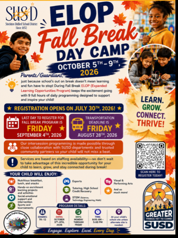 ELOP Fall Programming / Programación de Otoño de ELOP