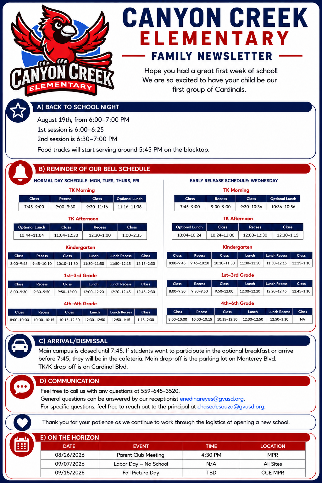 Weekly Newsletter 