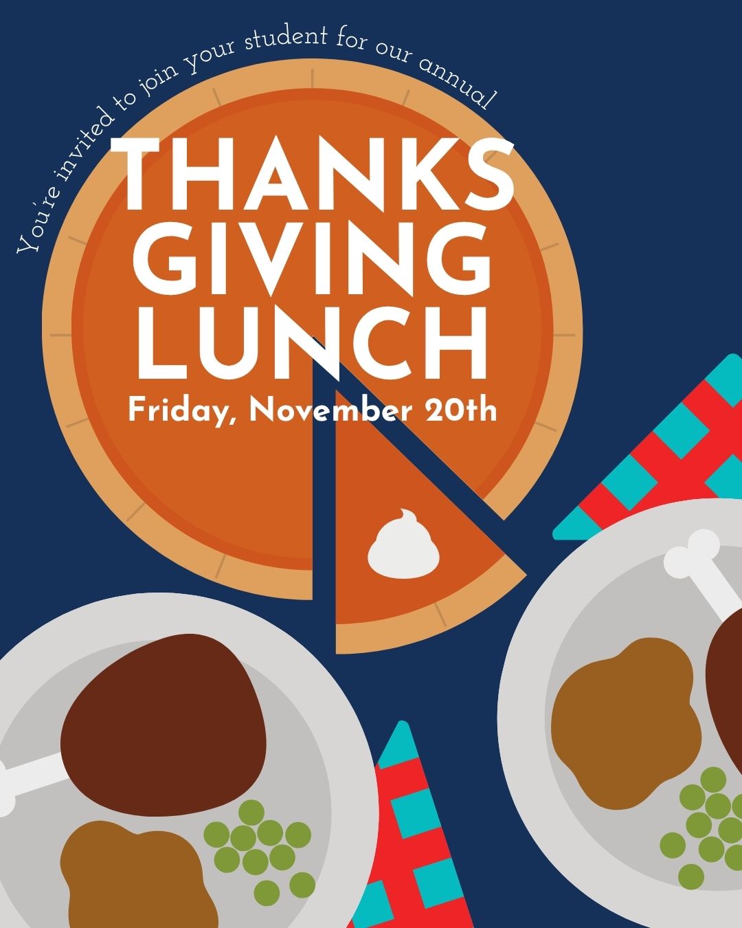 🦃 Thanksgiving Lunch at Munford — Friday, November 20!