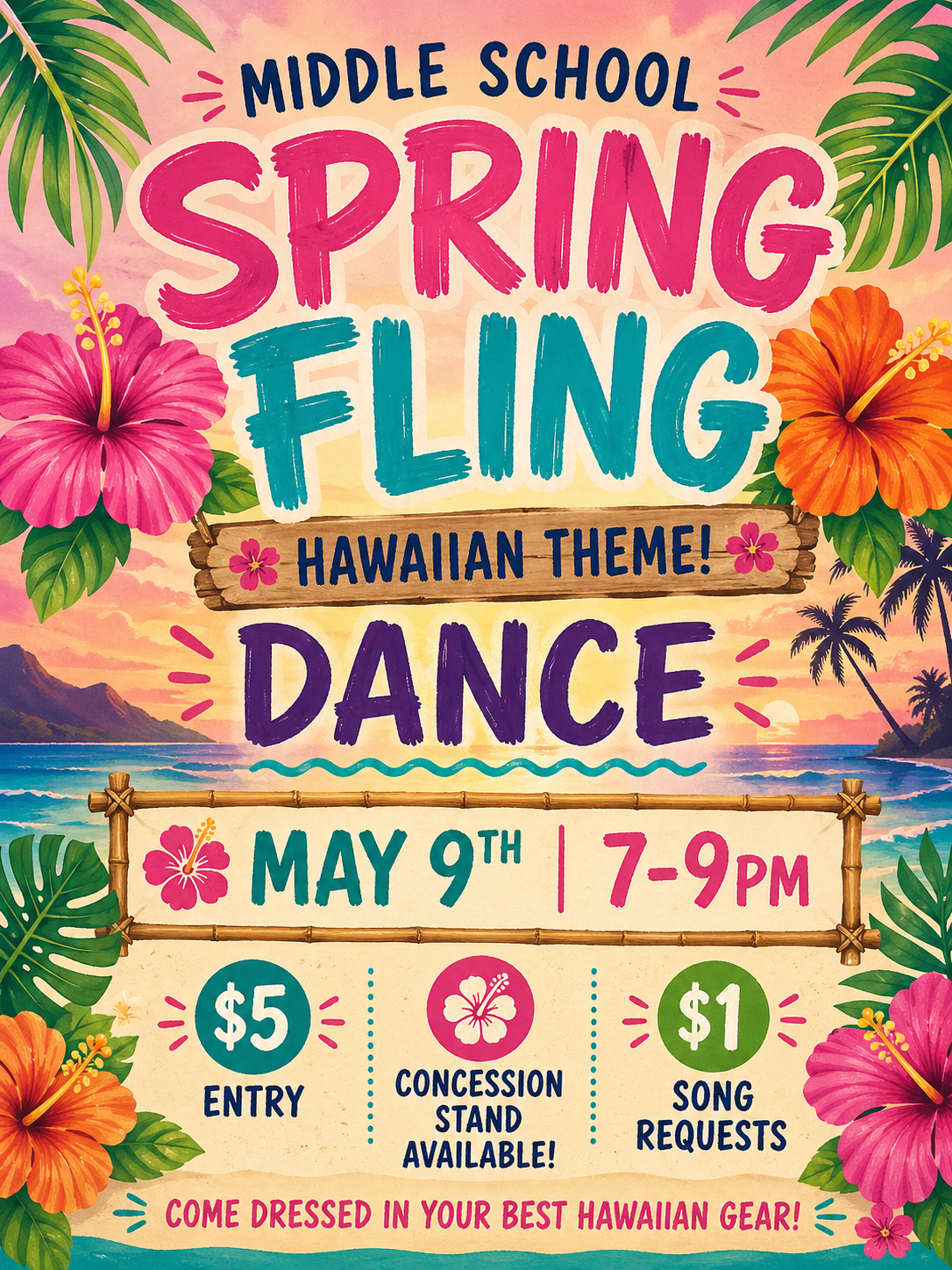 Spring Fling end of year dance