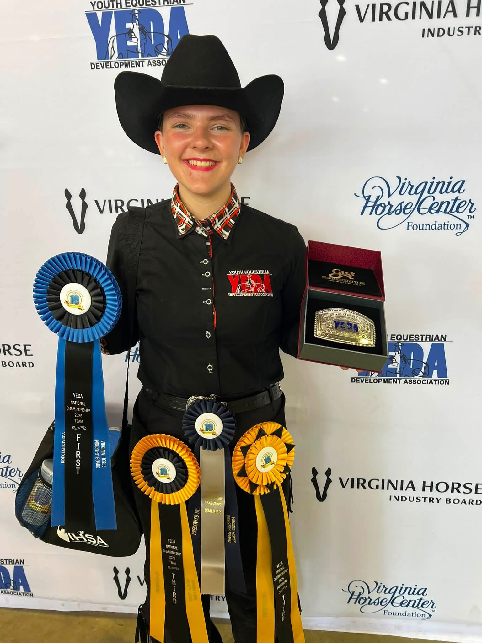 Galloping to Glory: Lillie Miller-Young Shines as Y.E.D.A. National Champion!