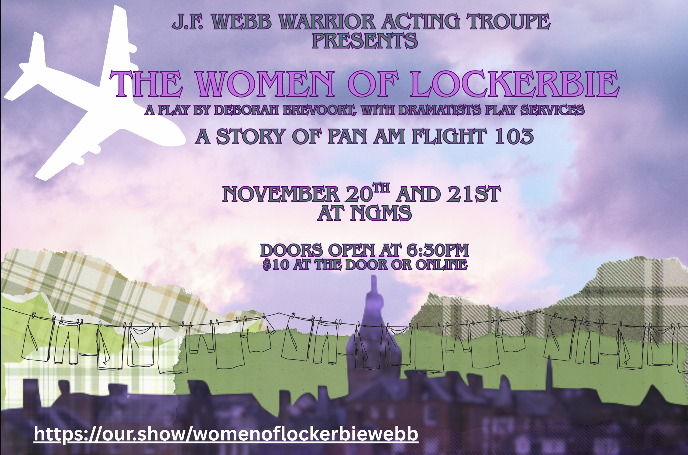 J.F. Webb's Warrior Acting Troupe opens its fifth season! 