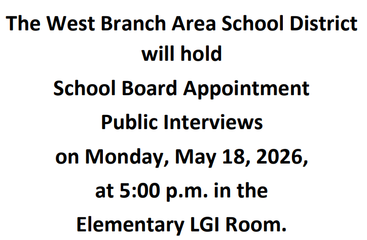 School Board Appointment Public Interviews