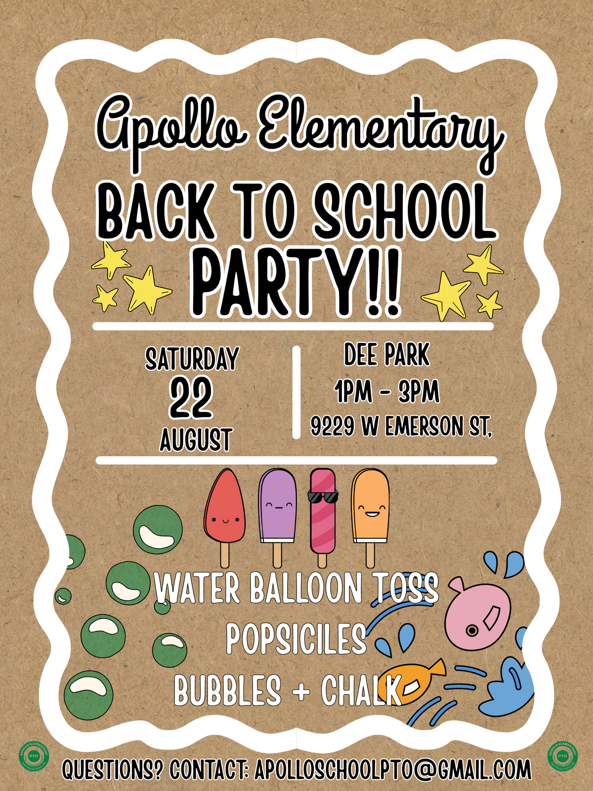 Apollo Back to School Party