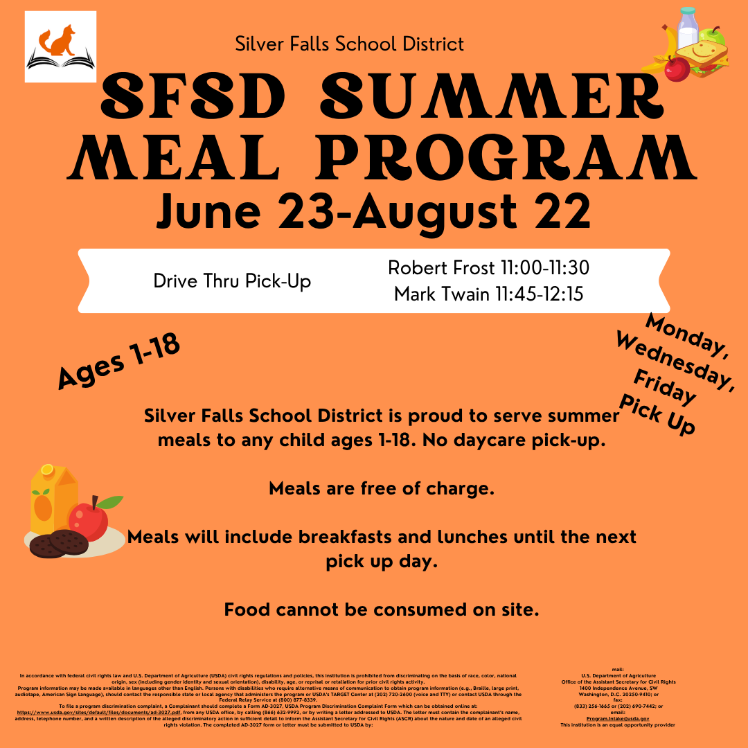 🌞 Summer Meals Start Monday 🍴