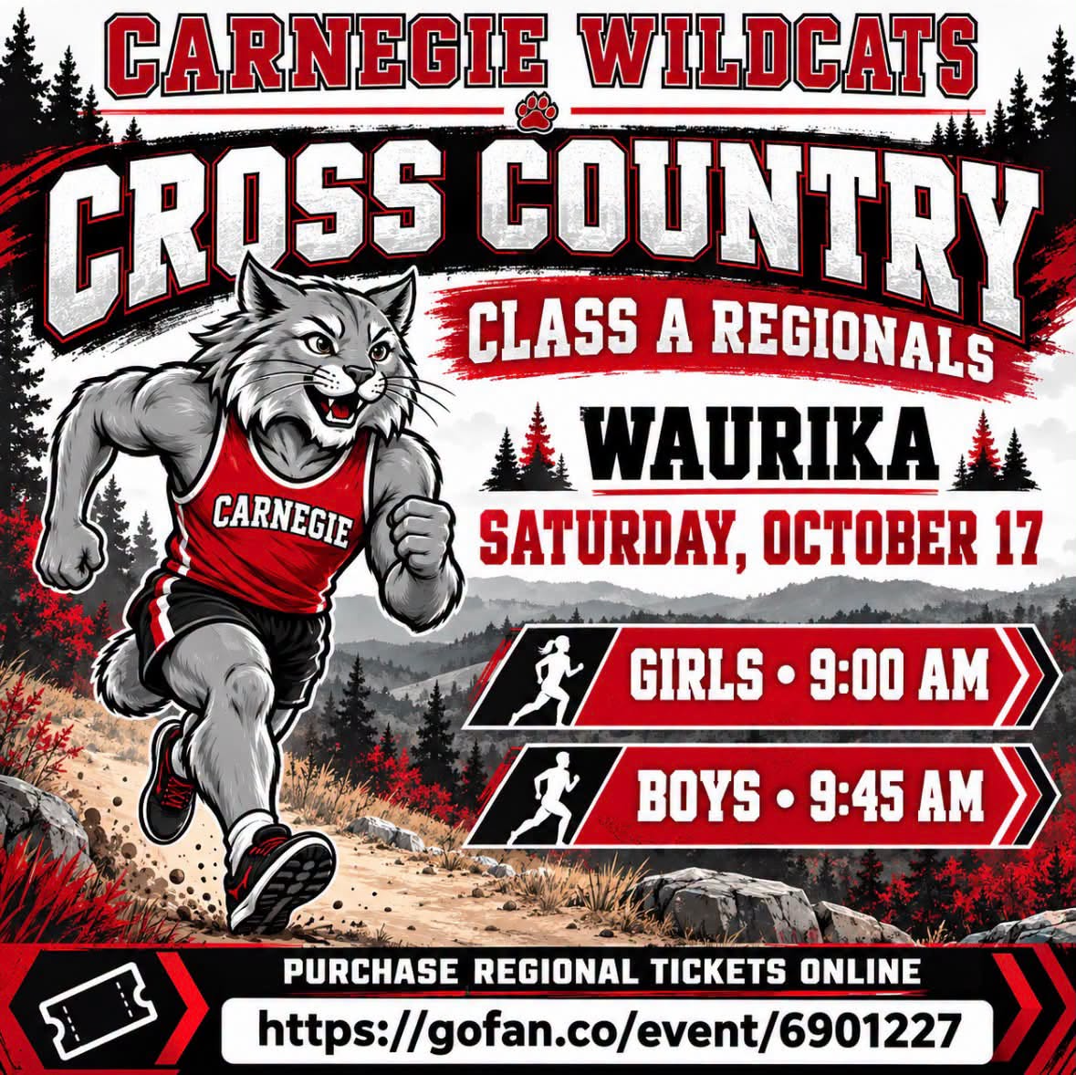 CHS Cross Country Regional Meet @ Waurika (10-17)