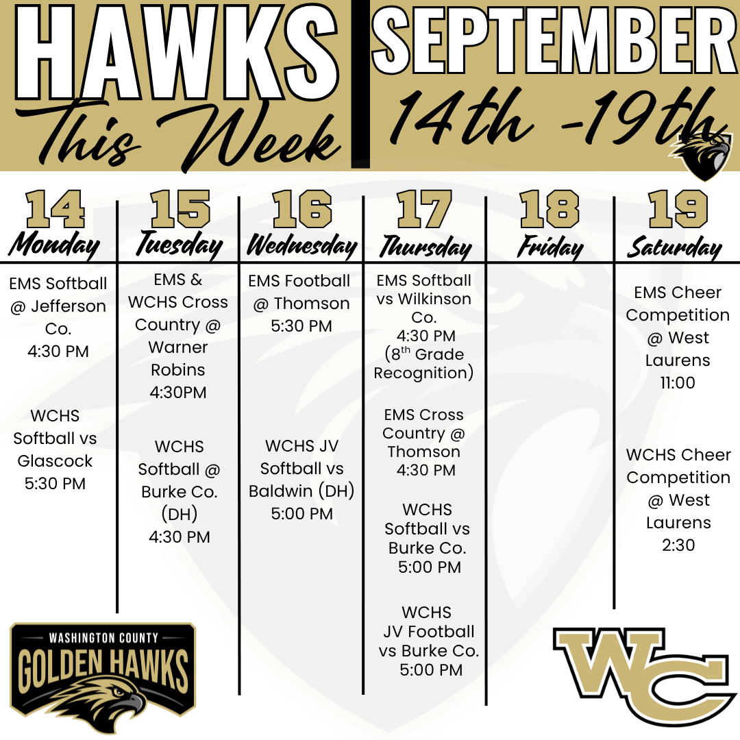 District-Wide Athletics for the Week