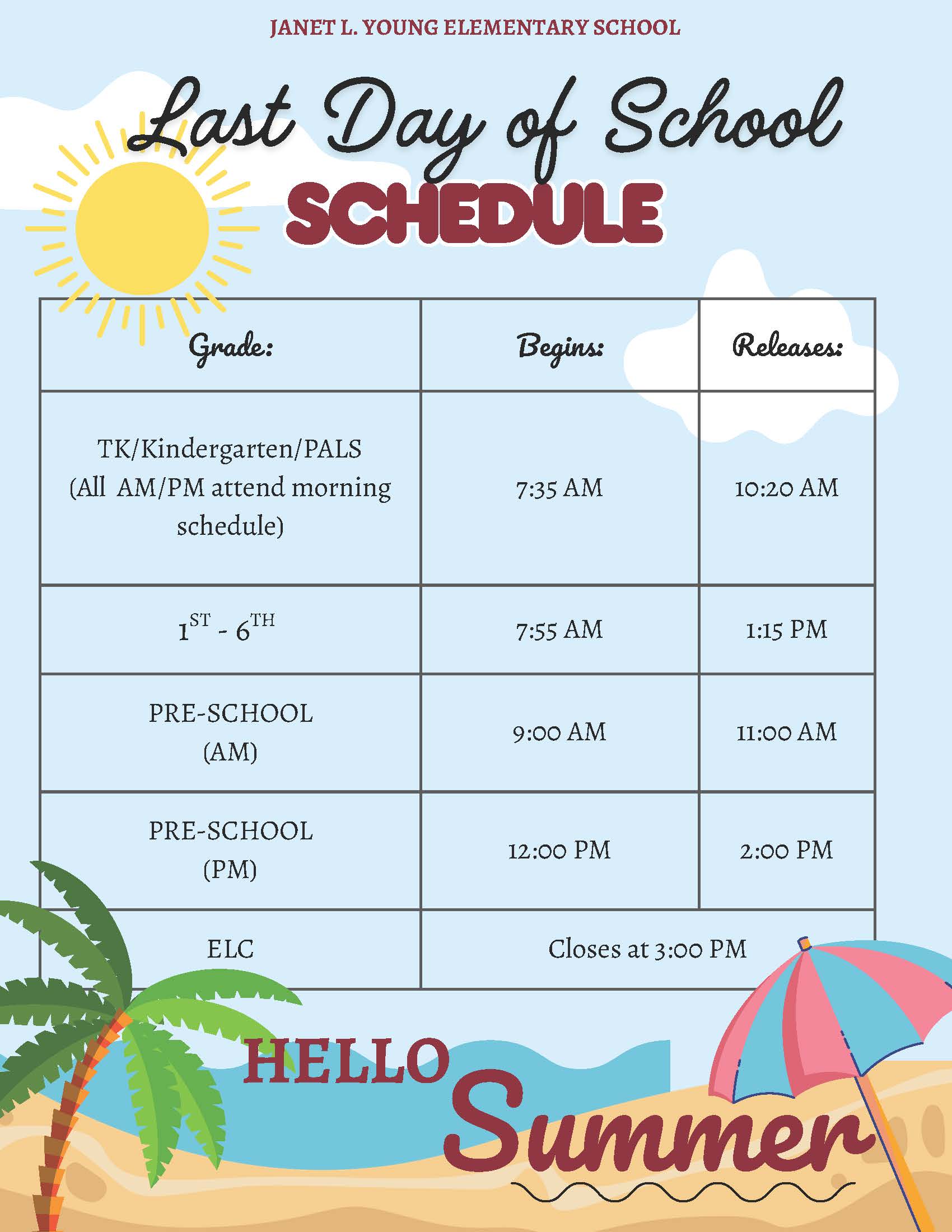 Last Day of School Schedule_2026