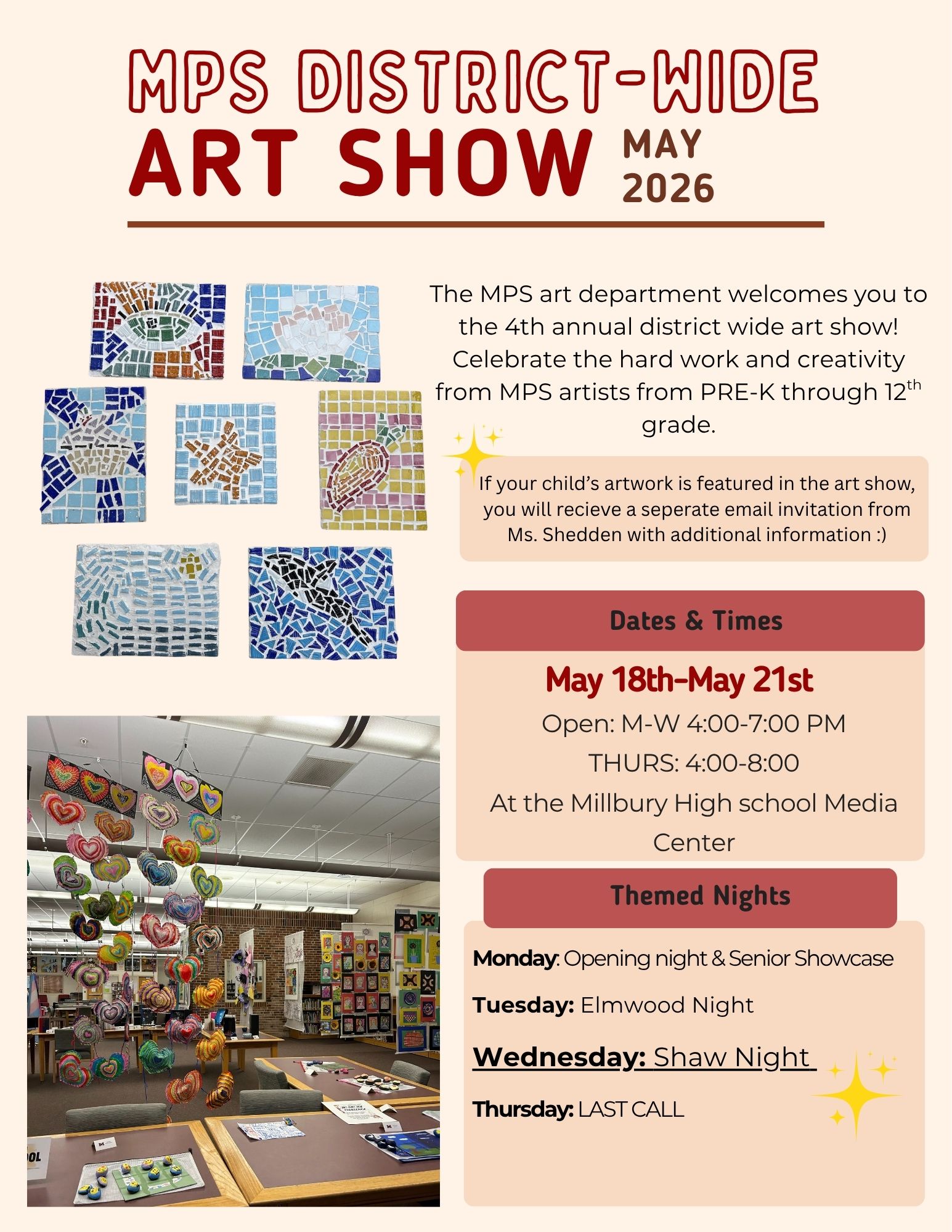 MPS Art Show: May 18th-21st