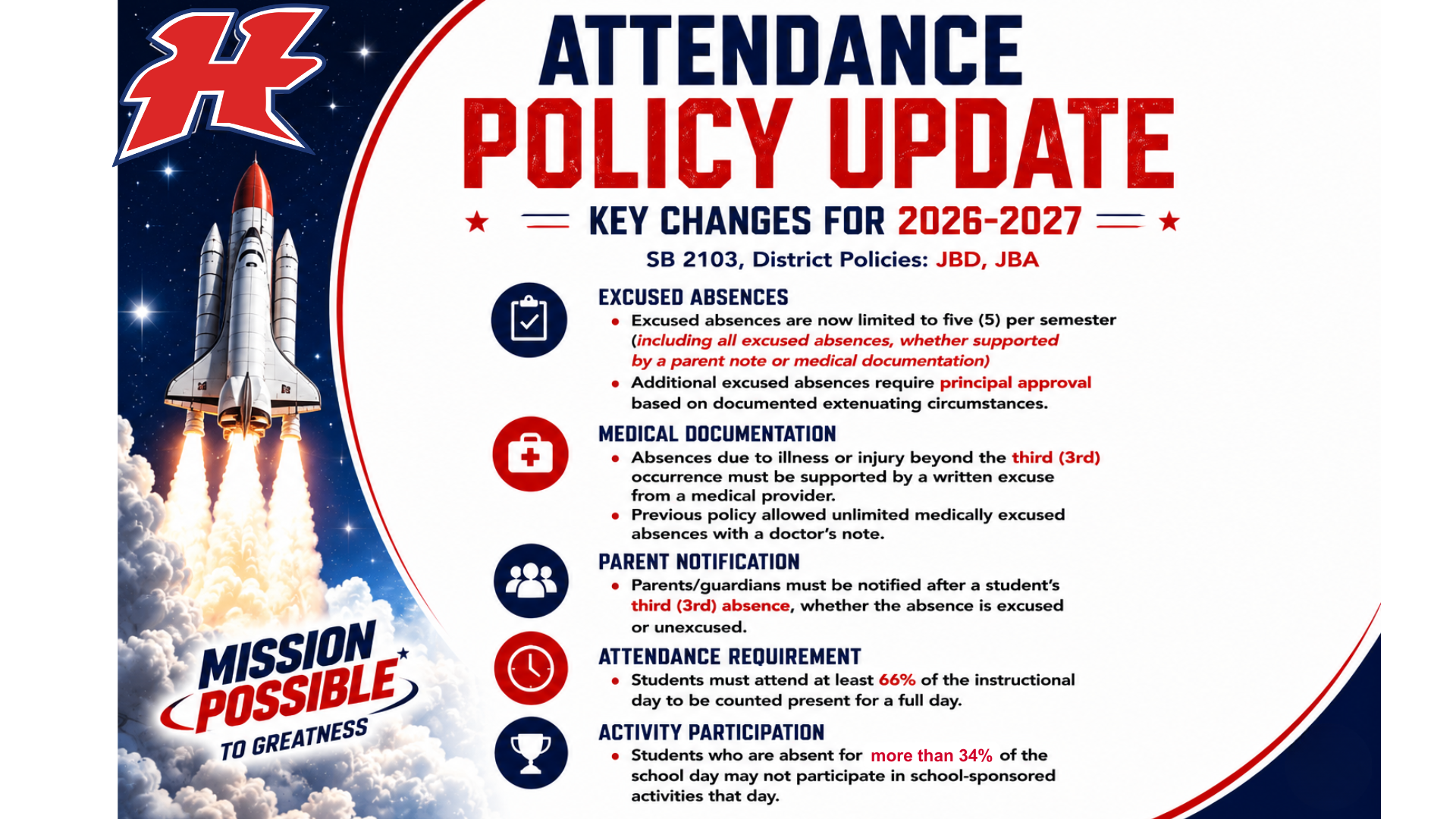 Important Attendance Law Changes for the 2026-2027 School Year