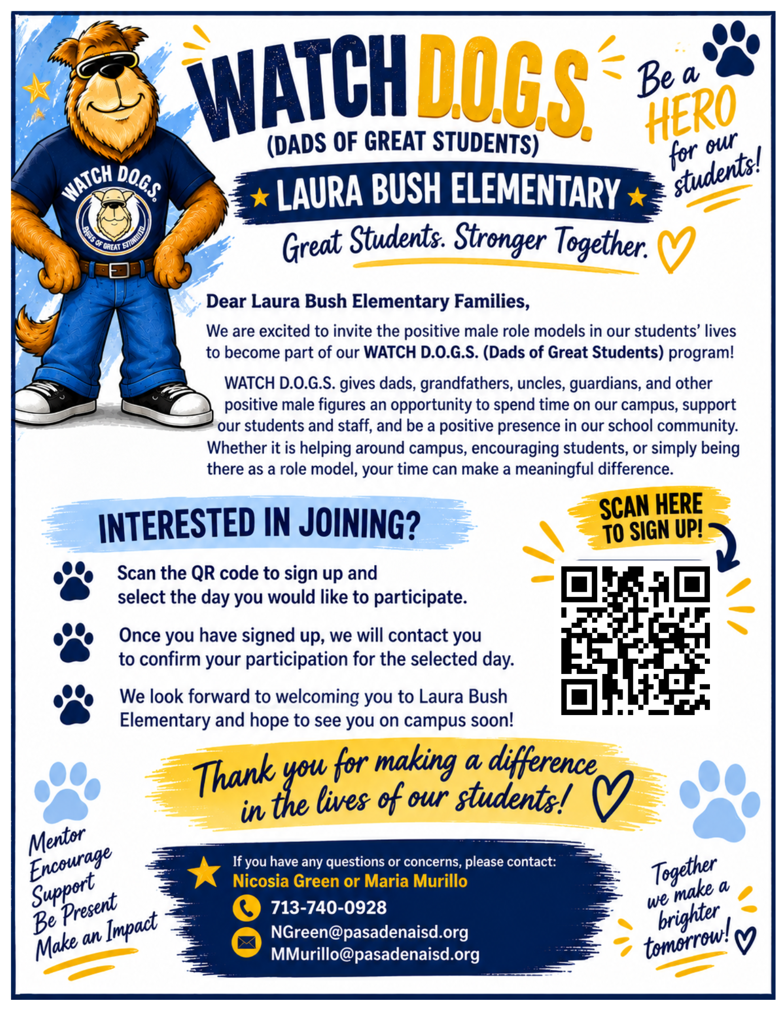🐾 Calling All WATCH D.O.G.S. — Sign Up to Volunteer!