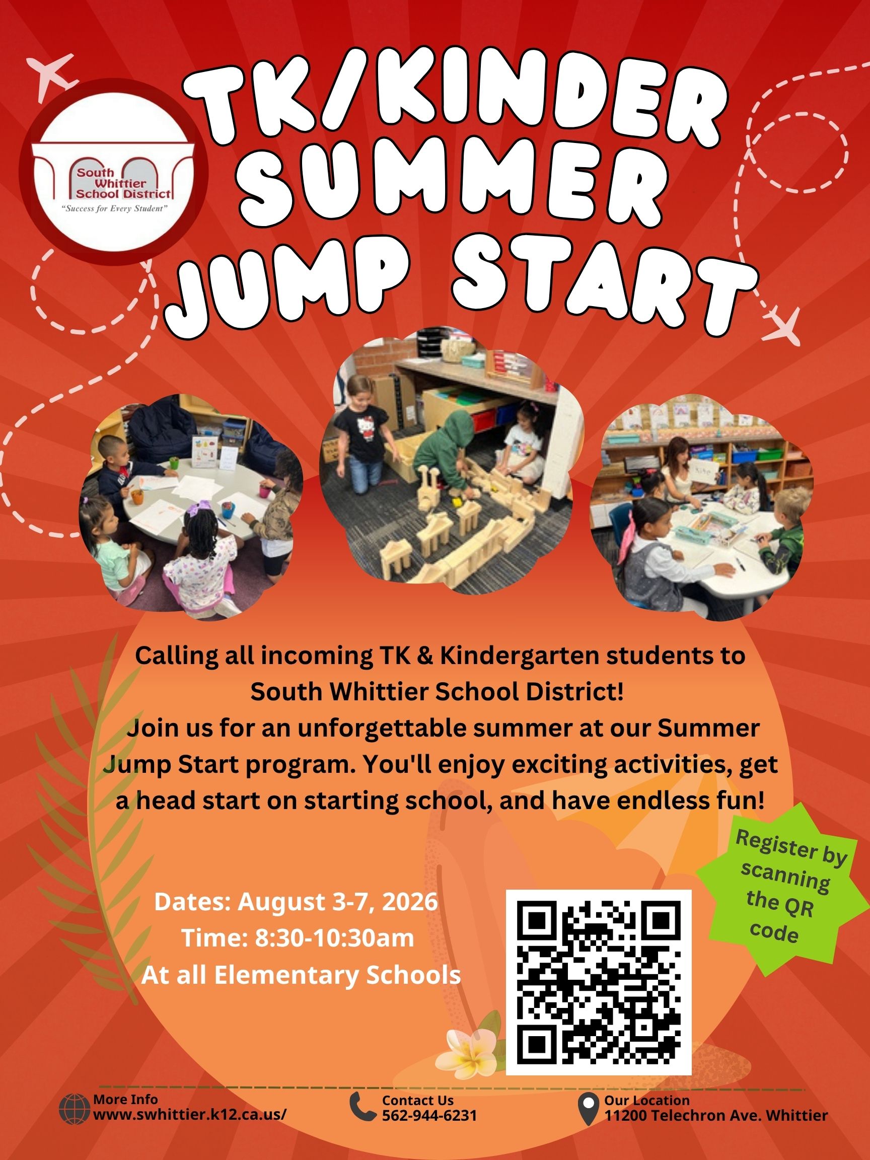 TK/Kinder Summer Jumpstart