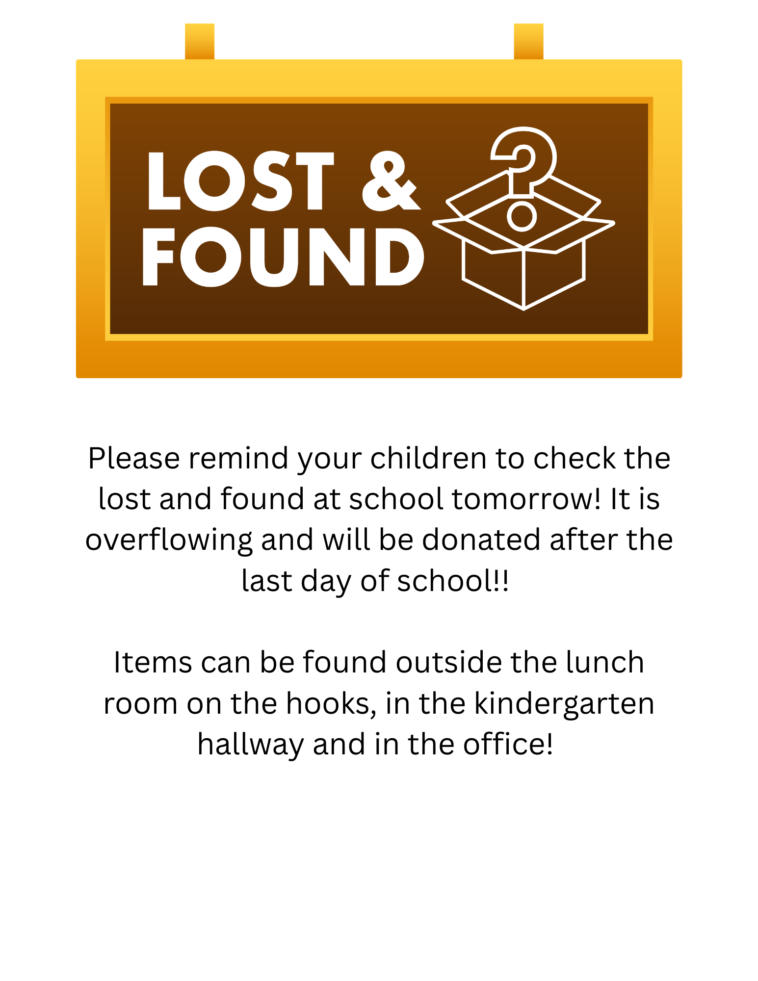 Lost and Found! 