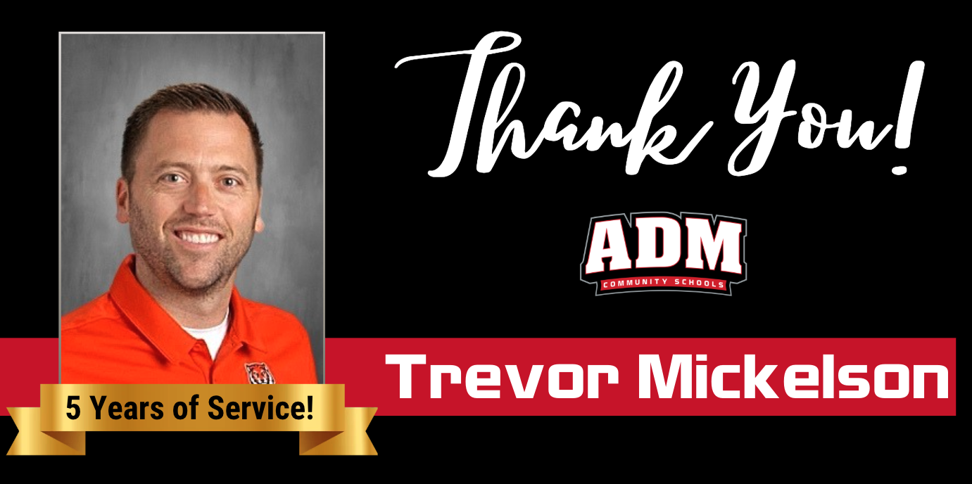 Trevor Mickelson ~ 5 Years of Service!